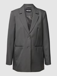 Blazer mit Reverskragen Modell 'NEVA' von Pieces Grau - 7