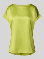 Blusenshirt mit geripptem Rundhalsausschnitt von Christian Berg Woman - 6