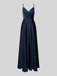 Abendkleid aus Satin mit Spaghettiträgern von Laona - 31