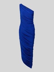 Midikleid mit One-Shoulder-Träger Modell 'DIANA GOWN' von Norma Kamali Blau - 14