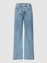 Straight Fit Jeans mit Label-Patch von HUGO Blau - 33