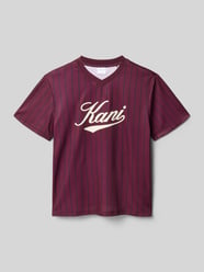 Regular Fit T-Shirt mit Logo-Print von Karl Kani Bordeaux - 19