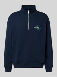 Regular Fit Sweatshirt mit Logo-Stitching Modell 'Terry' von Calvin Klein Jeans - 43