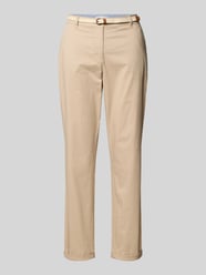 Fraternel Dames Chino Stoffen Broek stretch Beige XXL