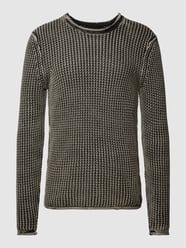 Strickpullover im Used-Look Modell 'MESH' von Replay Schwarz - 17