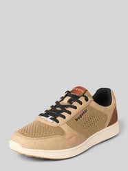Sneaker mit Logo-Detail Modell 'Victory' von bugatti Beige - 23