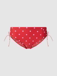Bikinislip met stippenmotief van s.Oliver RED LABEL Rood - 14