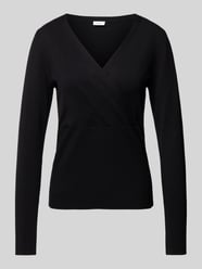 Sweter w kopertowym stylu z dekoltem w serek od s.Oliver BLACK LABEL - 23