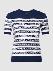 T-Shirt in Strick-Optik Modell 'KONSUELO' von Lauren Ralph Lauren Blau - 30