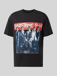 Relaxed Fit T-Shirt aus reiner Baumwolle Modell 'Backstreet Boys' von Mister Tee - 2