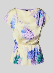 Blusenshirt aus Satin mit tailliertem Schnitt von Marc Cain - 32
