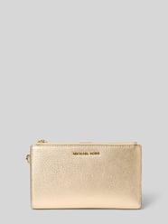 Portemonnaie aus Leder mit Label-Detail Modell 'JET SET' von MICHAEL Michael Kors Gold - 8