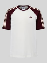 T-Shirt aus Leinen mit Logo-Stitching von adidas Originals - 30
