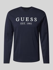 Shirt met lange mouwen en labelprint van Guess - 33