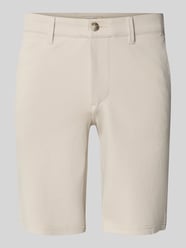 Bermudy o kroju regular fit z mieszanki wiskozy model 'MARK' od ONLY & SONS - 17