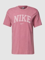 T-Shirt mit Label-Print von Nike Pink - 37