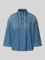 Jeansshirt met opstaande kraag en ritssluiting van Marc Cain - 30