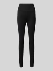 Skinny Fit Leggings mit breitem Bund Modell 'AZZURRO' von YAS Schwarz - 10