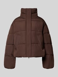 Regular Fit Steppjacke mit verdecktem Reißverschluss Modell 'Lezira' von mbyM - 12