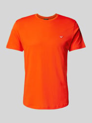 T-Shirt mit Label-Patch von Emporio Armani - 5