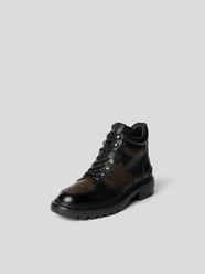 Schnürboots mit Brand-Details von Bally Schwarz - 19