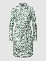 Knielanges Kleid mit Allover-Muster von Jake*s Collection Grün - 14