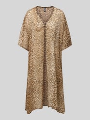 Oversized Strand-Kaftan in semitransparentem Look Modell 'ATRUD' von Pieces - 6