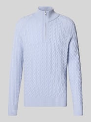 Pullover mit Troyerkragen Modell 'H-Furore' von BOSS - 41