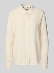 Bluzka o kroju regular fit z mieszanki wiskozy i lnu model ‘VIVA’ od Selected Femme - 46