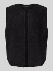 Gilet in bouclélook met ronde hals van Lanius - 33