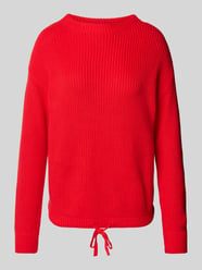 Oversized Strickpullover aus Viskose von Jake*s Casual Rot - 21