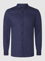 Regular fit linnen overhemd van Scotch & Soda Blauw / turquoise - 22