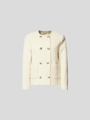 Blazer mit doppelreihiger Knopfleiste von Ba&sh Weiß - 7
