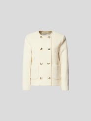 Blazer mit doppelreihiger Knopfleiste von Bash Beige - 12