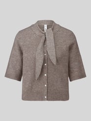 kardigan rozpinany o kroju regular fit z dodatkiem wełny model 'LANA' od ONLY - 10