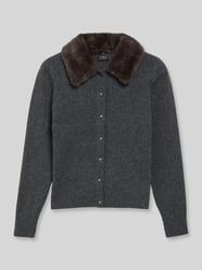 Regular fit gebreid jack met wol van s.Oliver BLACK LABEL - 1