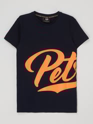 T-Shirt mit Logo von Petrol Blau - 9