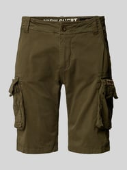 Regular Fit Cargoshorts mit Label-Stitching Modell 'CREW SHORT' von Alpha Industries - 44