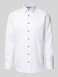 Regular Fit Business-Hemd mit Kentkragen von Christian Berg Men Weiß - 36