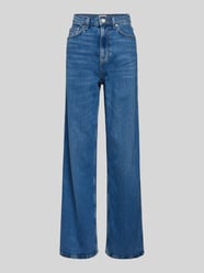 High Waist Wide Leg Jeans im 5-Pocket-Design Modell 'CLAIRE' von Tommy Jeans Blau - 26