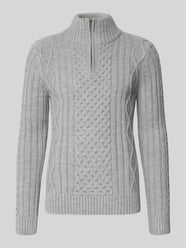 sweter z dzianiny w kroju slim fit z dodatkiem wełny model 'JACOB' od Superdry - 41