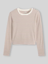 Slim fit shirt met lange mouwen van katoenmix van Levi's® Beige - 32