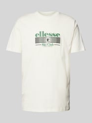 T-Shirt mit Label-Print Modell 'ELIESCA' von Ellesse Beige - 14