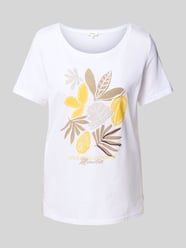 T-shirt o kroju regular fit z czystej bawełny od s.Oliver RED LABEL - 17