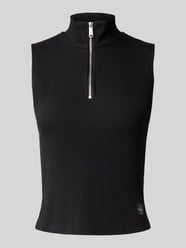 Top met opstaande kraag en ritssluiting van Calvin Klein Jeans - 38