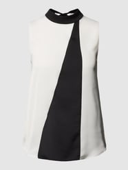 Blusentop im Colour-Blocking-Design Modell 'BECKIE' von Mango Weiß - 26