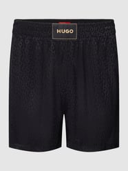 Boxershorts mit Allover-Logo Modell 'Satinor' von HUGO Schwarz - 13