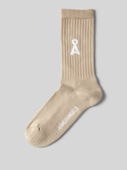 Socken mit Label-Detail Modell 'SAAMUS' von Armedangels Beige - 17