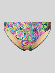 Dół bikini w kroju slim fit z nadrukiem paisley na całej powierzchni model 'Lise' od Marie Jo - 4