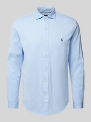 Slim Fit Freizeithemd mit Haifischkragen von Polo Ralph Lauren Blau - 31